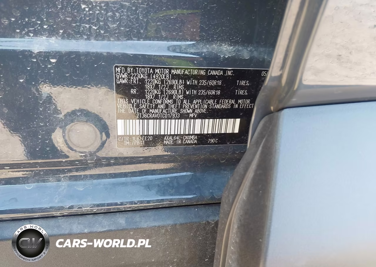 2026 Toyota Rav4 Xle Premium VIN:2T36CRAV0TC017933 - 9