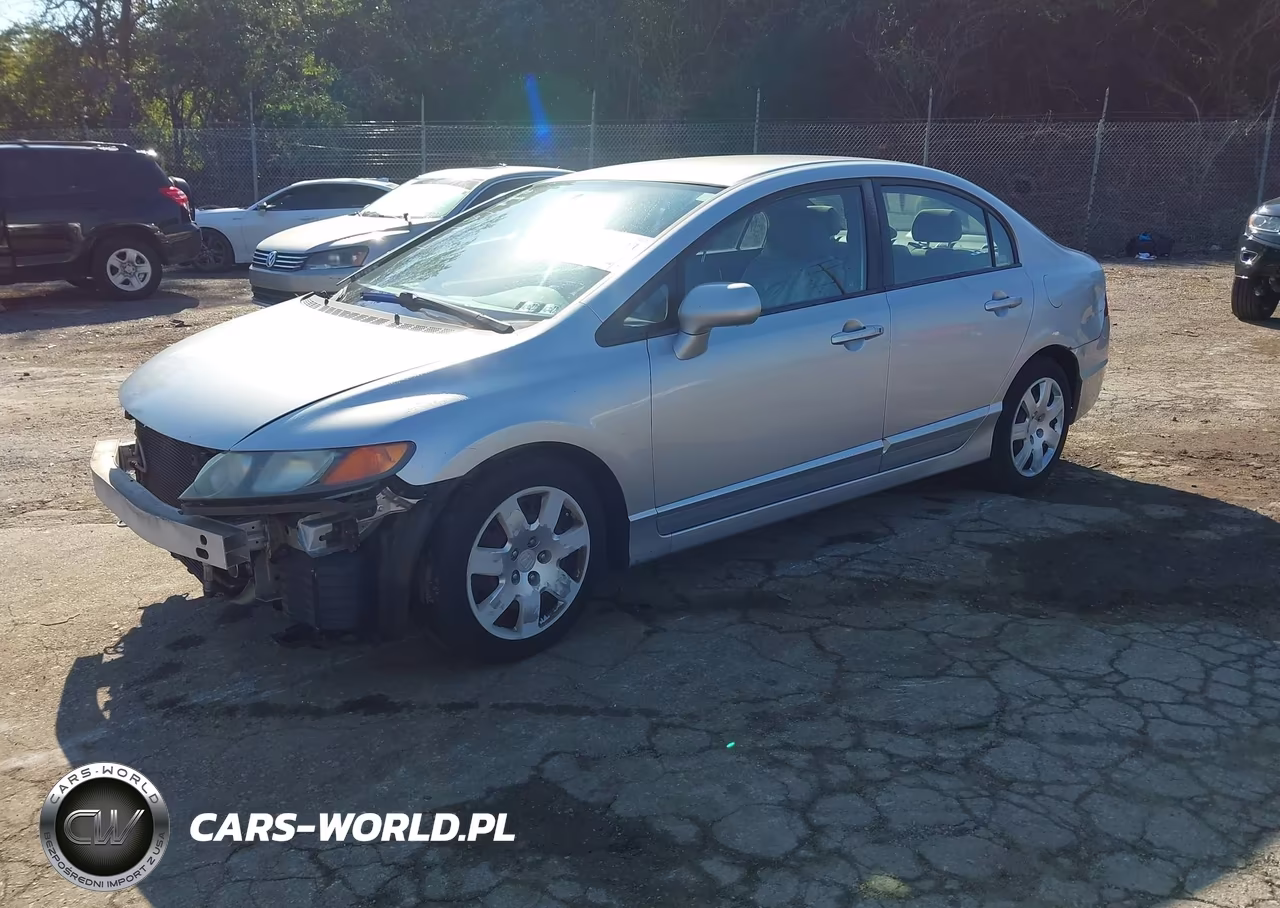 2008 Honda Civic Lx VIN:2HGFA165X8H306633 - 2