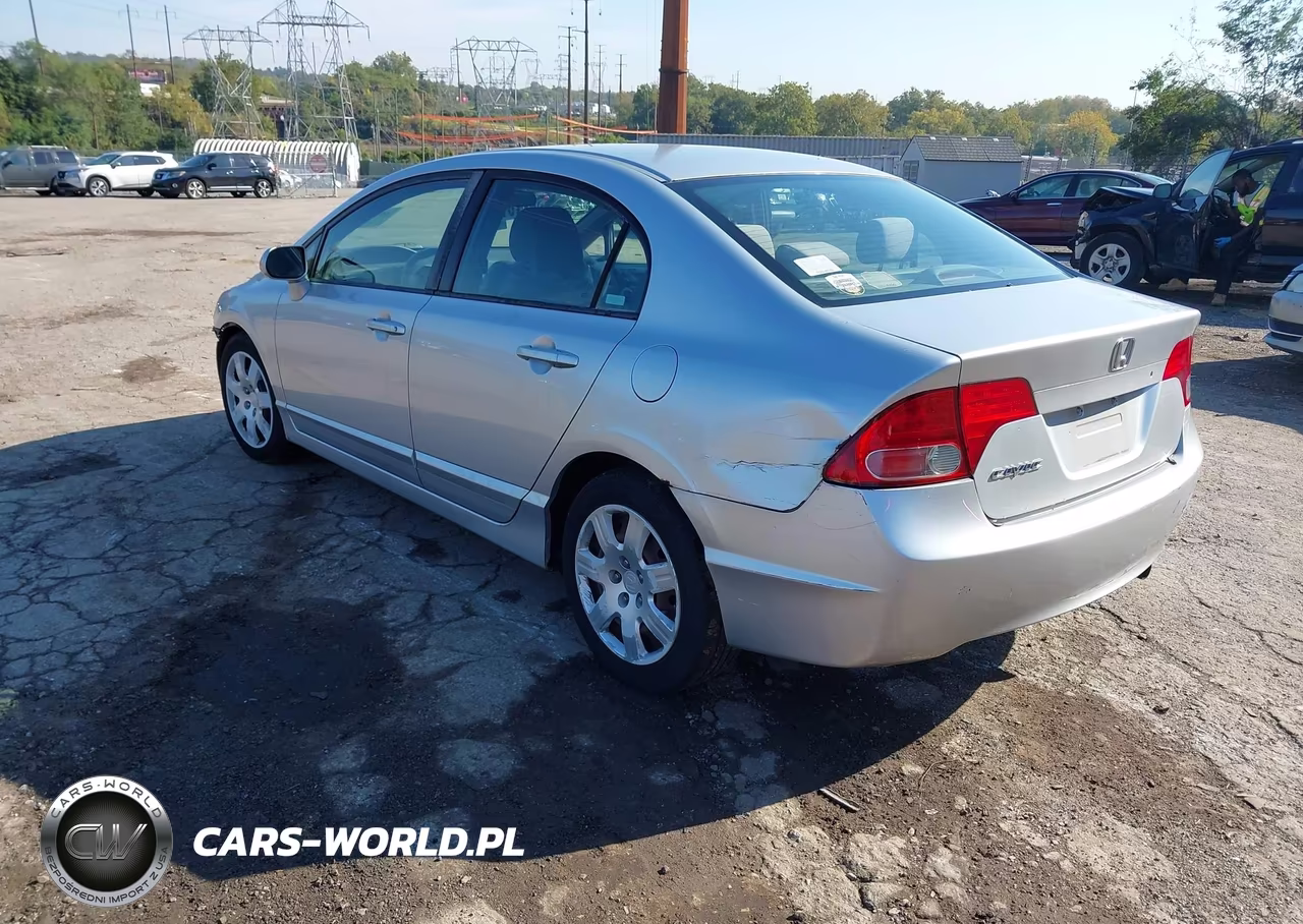2008 Honda Civic Lx VIN:2HGFA165X8H306633 - 3
