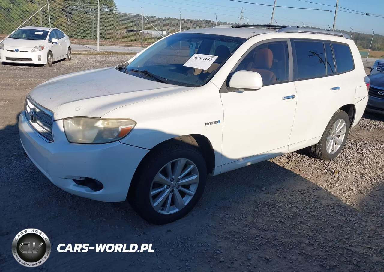2009 Toyota Highlander Hybrid VIN:JTEEW41A692031821 - 2