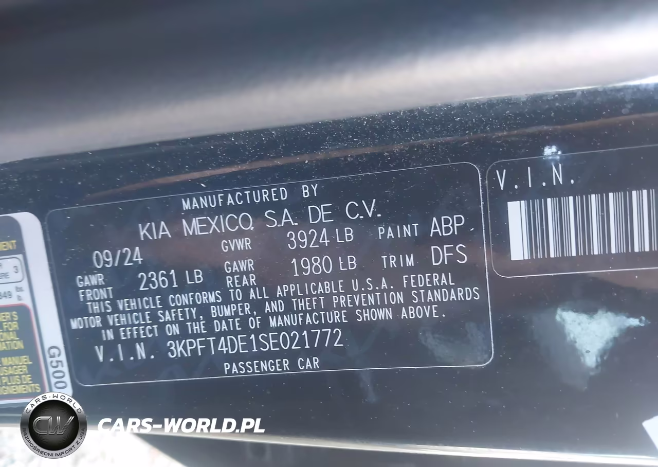 2025 Kia K4 Lxs VIN:3KPFT4DE1SE021772 - 9