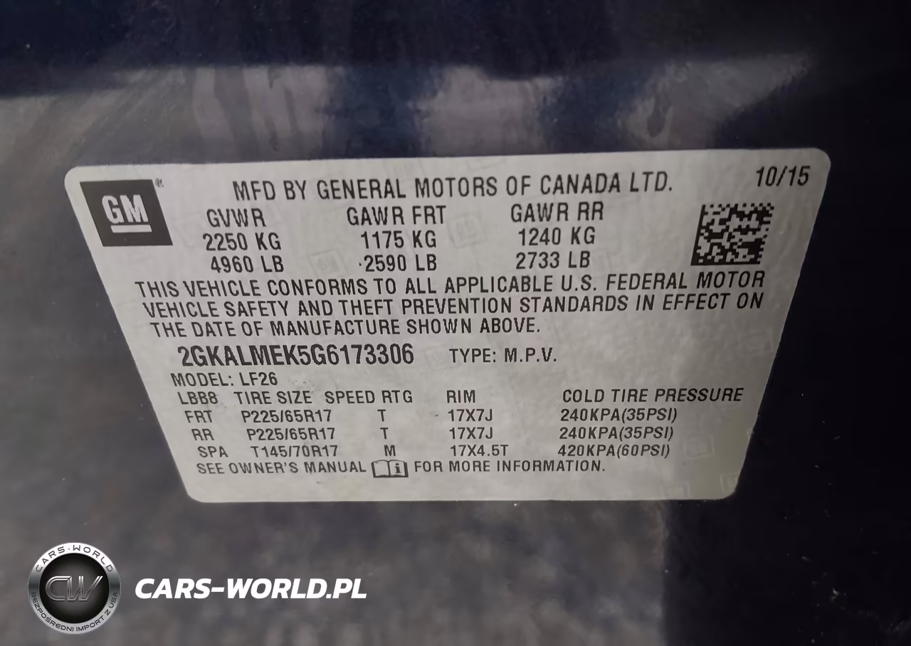 2016 GMC Terrain Sle-1 VIN:2GKALMEK5G6173306 - 9