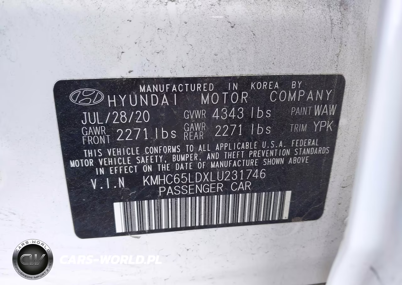 2020 Hyundai Ioniq Plug-In Hybrid Se VIN:KMHC65LDXLU231746 - 9
