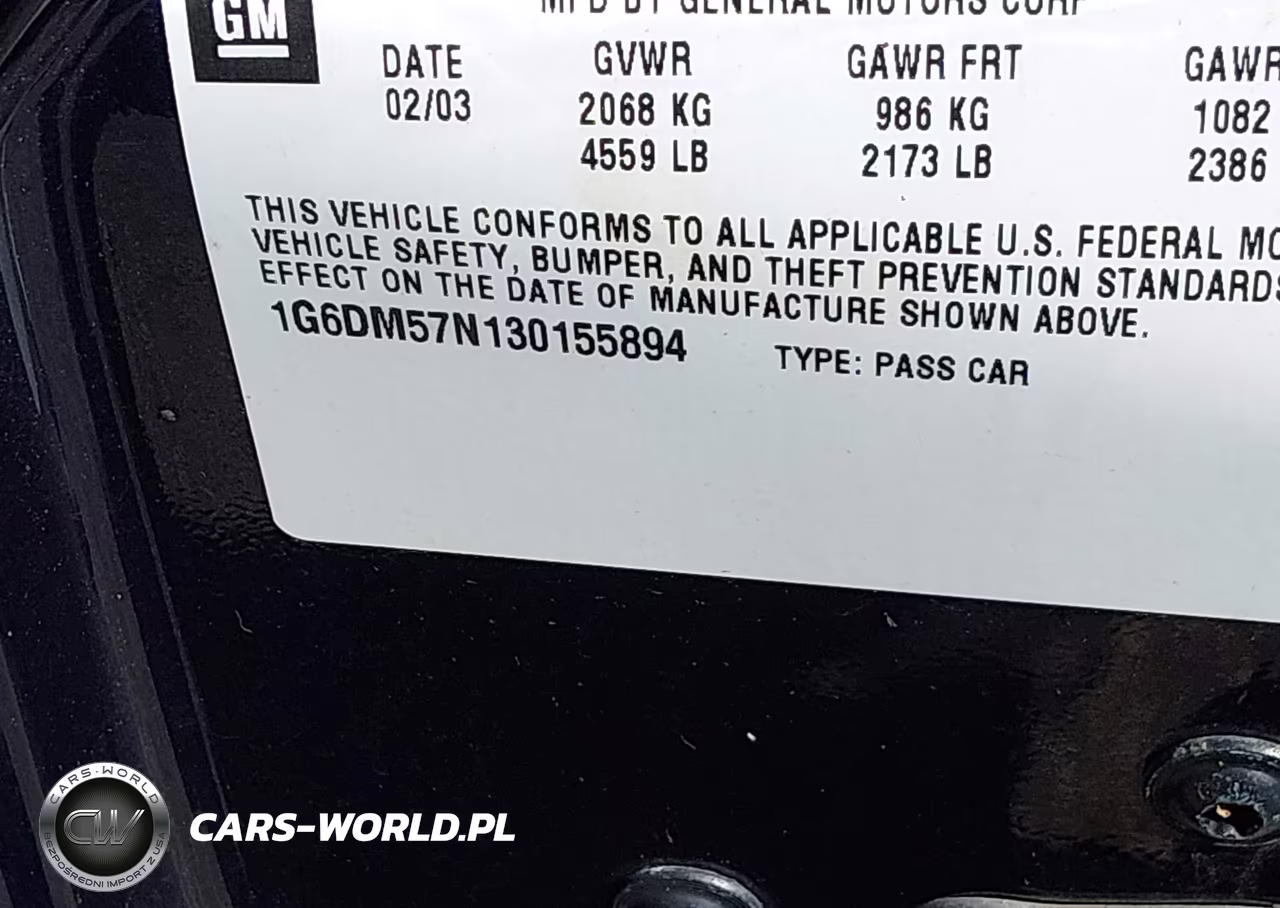 2003 Cadillac Cts Standard VIN:1G6DM57N130155894 - 9