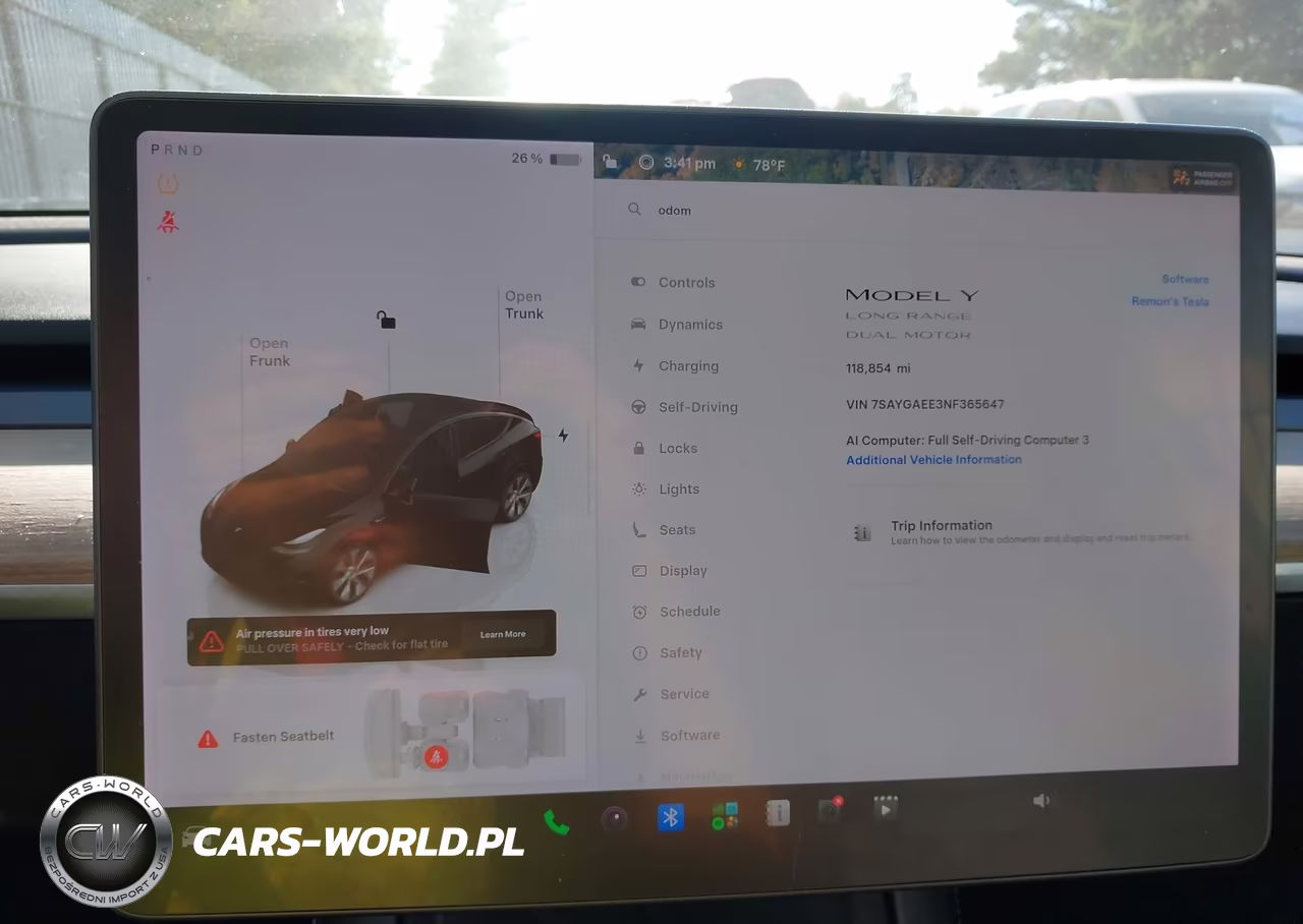2022 Tesla Model Y Long Range Dual Motor All-Wheel Drive VIN:7SAYGAEE3NF365647 - 18