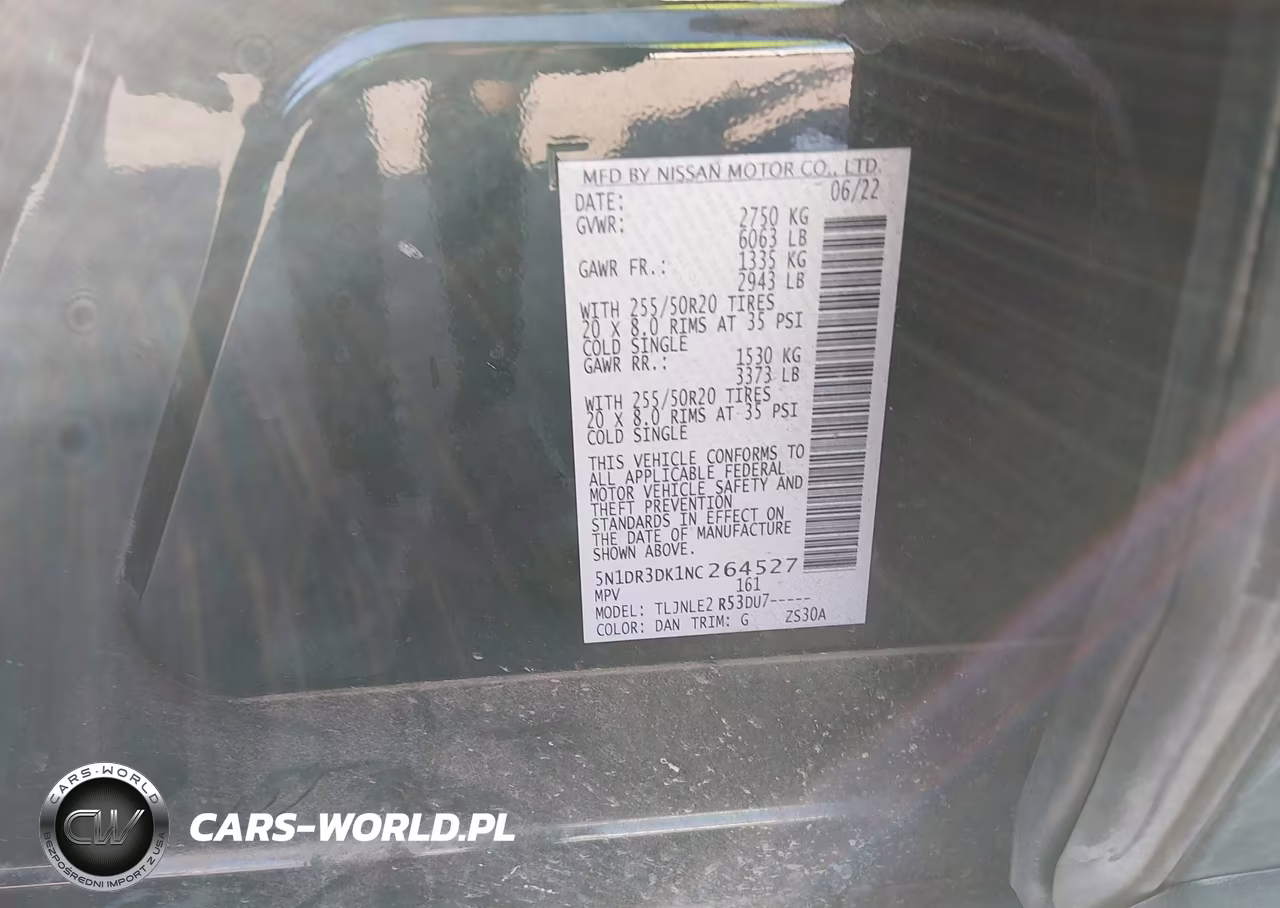 2022 Nissan Pathfinder Platinum VIN:5N1DR3DK1NC264527 - 9