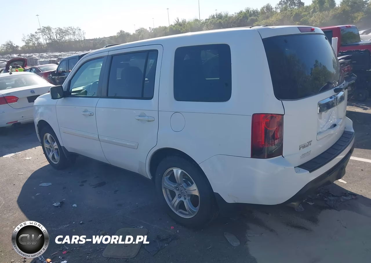 2013 Honda Pilot Ex-L VIN:5FNYF3H51DB028528 - 3