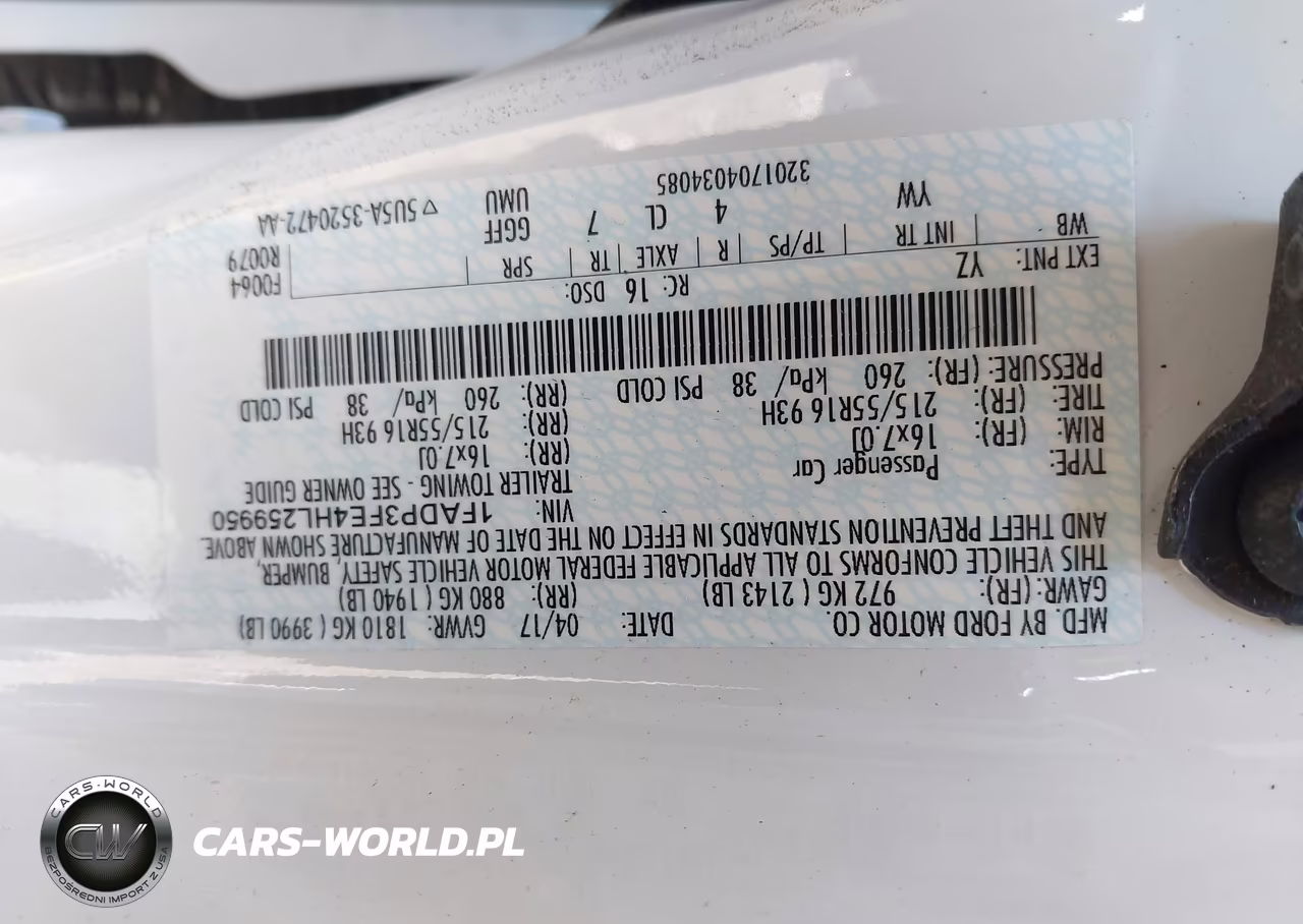 2017 Ford Focus Se VIN:1FADP3FE4HL259950 - 9