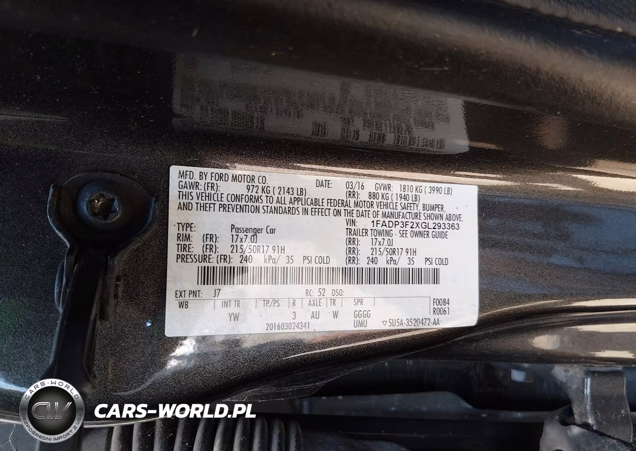 2016 Ford Focus Se VIN:1FADP3F2XGL293363 - 9