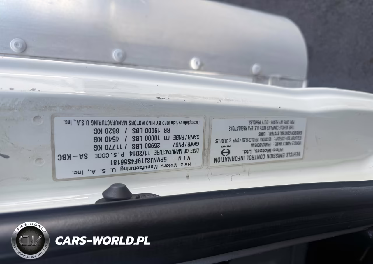 2015 Hino 268A Box Truck VIN:5PVNJ8JT9F4S56181 - 14