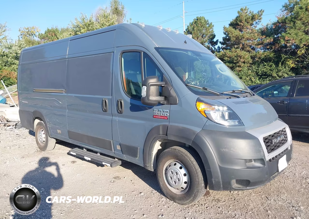 2020 Ram Promaster 3500 Cargo Van High Roof 159 Wb Ext VIN:3C6URVJG6LE124714 - 1