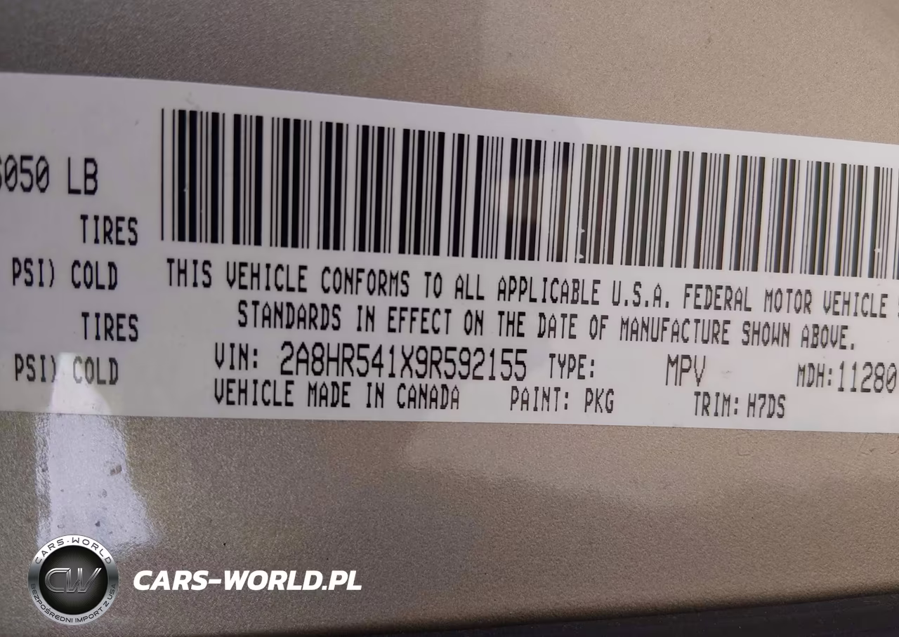 2009 Chrysler Town & Country Touring VIN:2A8HR541X9R592155 - 9