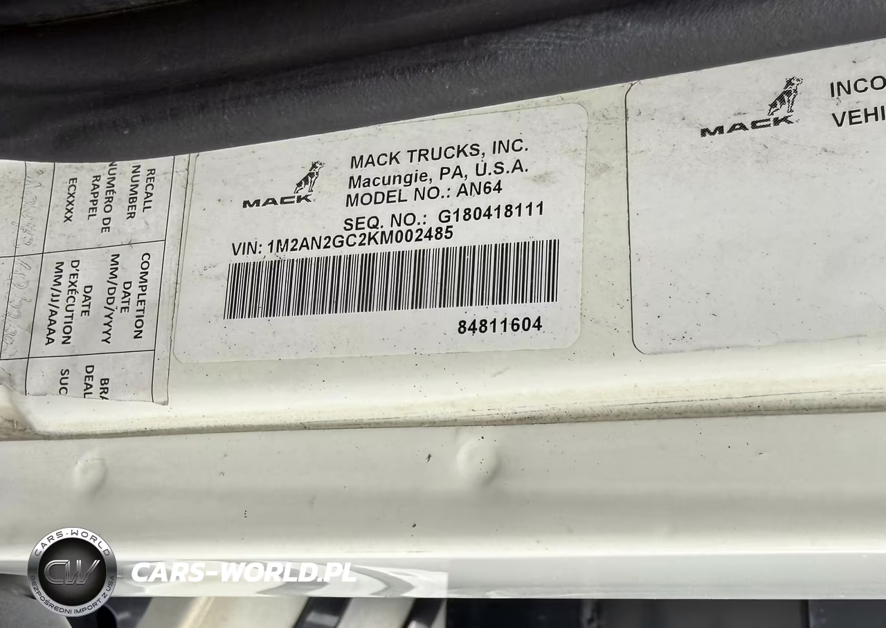 2019 Mack Anthem VIN:1M2AN2GC2KM002485 - 9