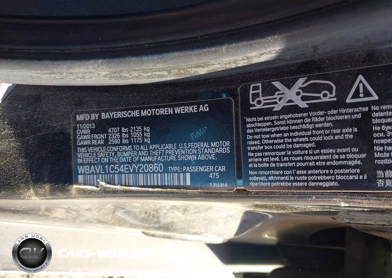 2014 BMW X1 xDrive28I VIN:WBAVL1C54EVY20860 - 9