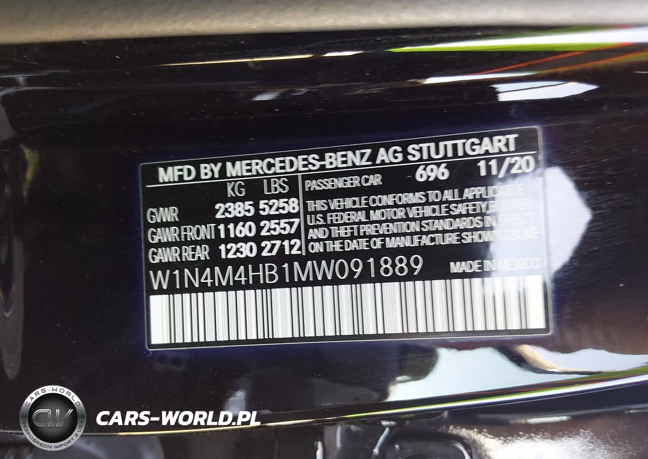 2021 Mercedes-Benz Glb 250 4Matic VIN:W1N4M4HB1MW091889 - 9