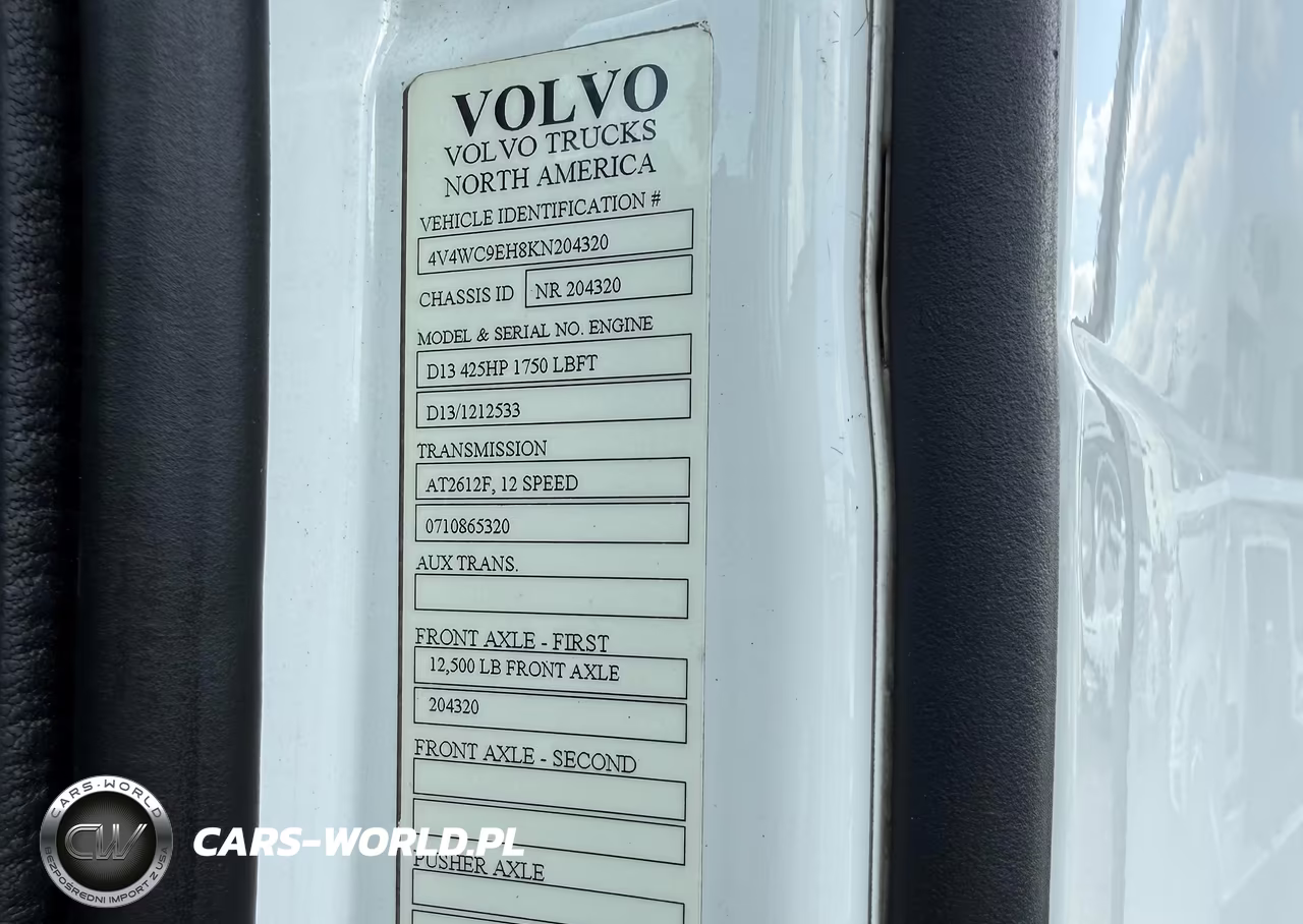 2019 Volvo Vnr VIN:4V4WC9EH8KN204320 - 10