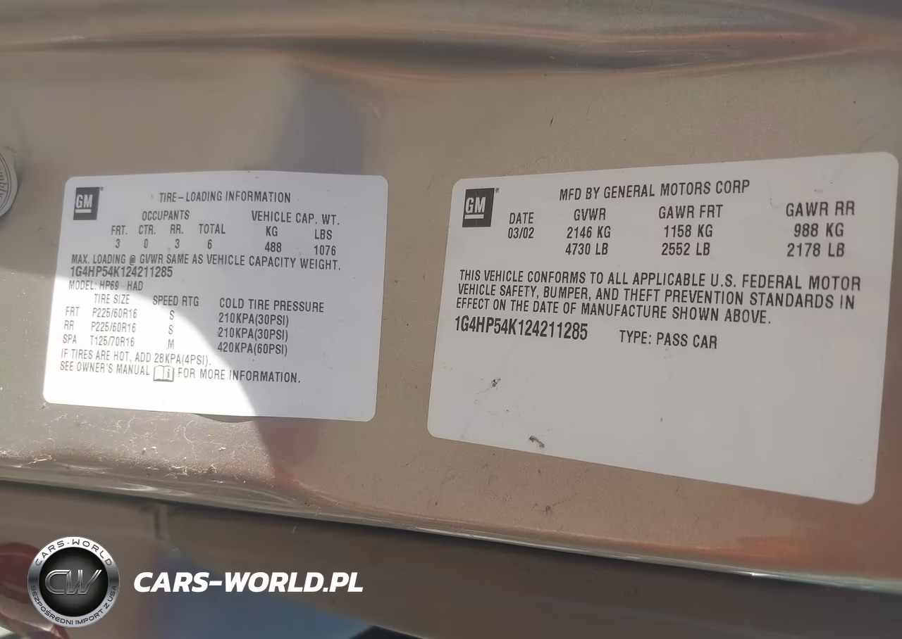 2002 Buick Lesabre Custom VIN:1G4HP54K124211285 - 9