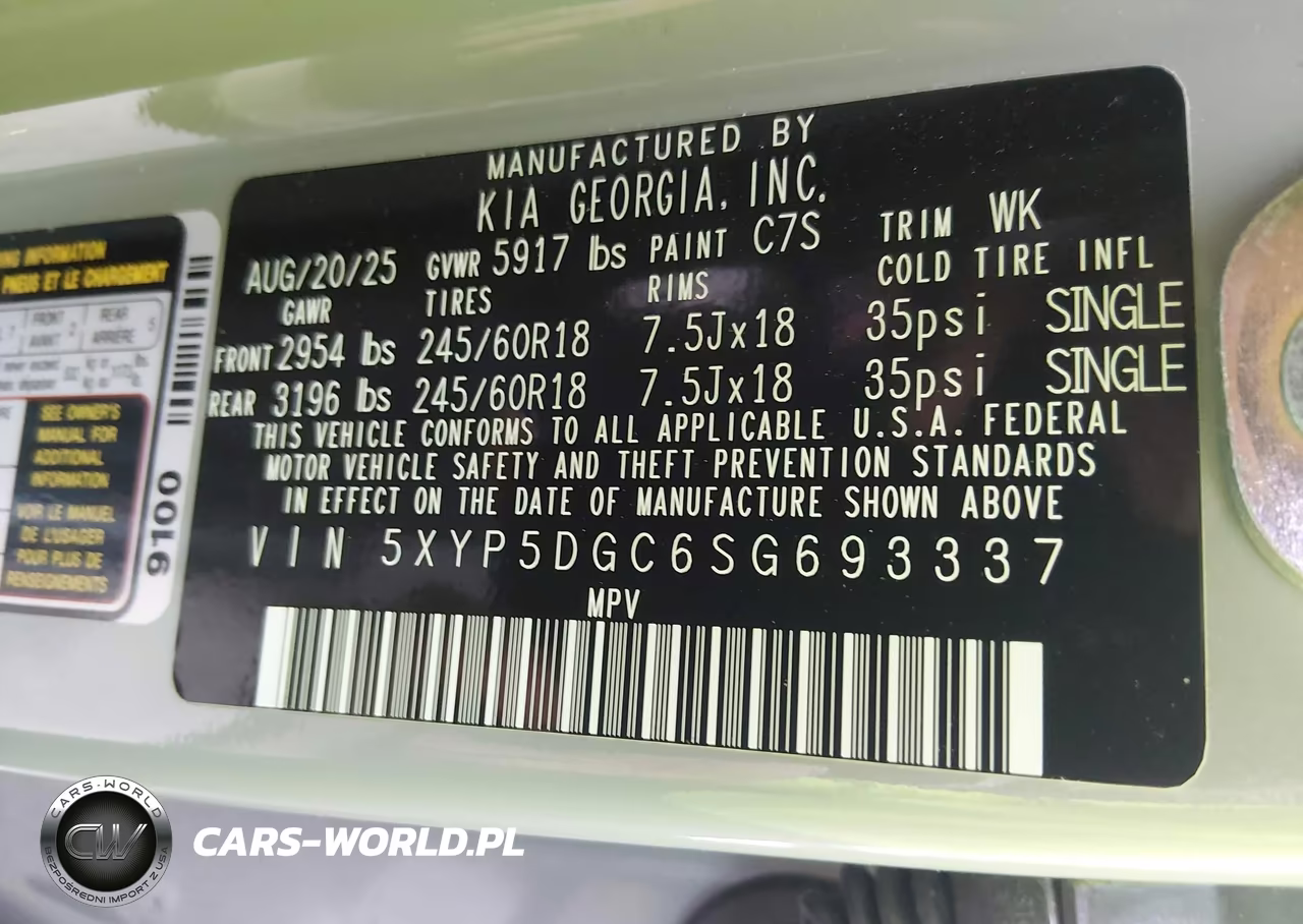 2025 Kia Telluride Sx Prestige X-Pro VIN:5XYP5DGC6SG693337 - 9