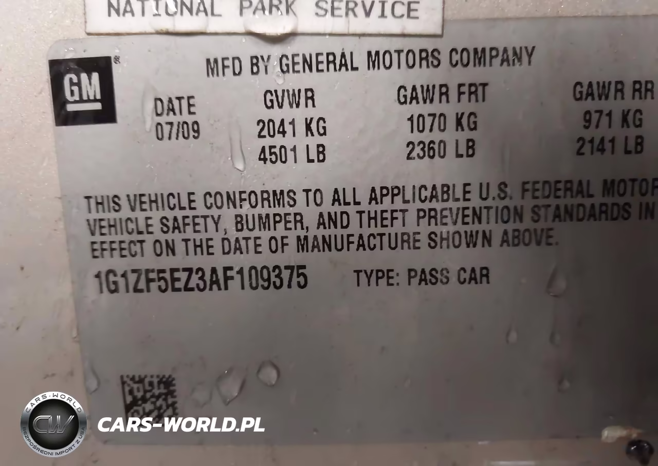 2010 Chevrolet Malibu Hybrid VIN:1G1ZF5EZ3AF109375 - 9