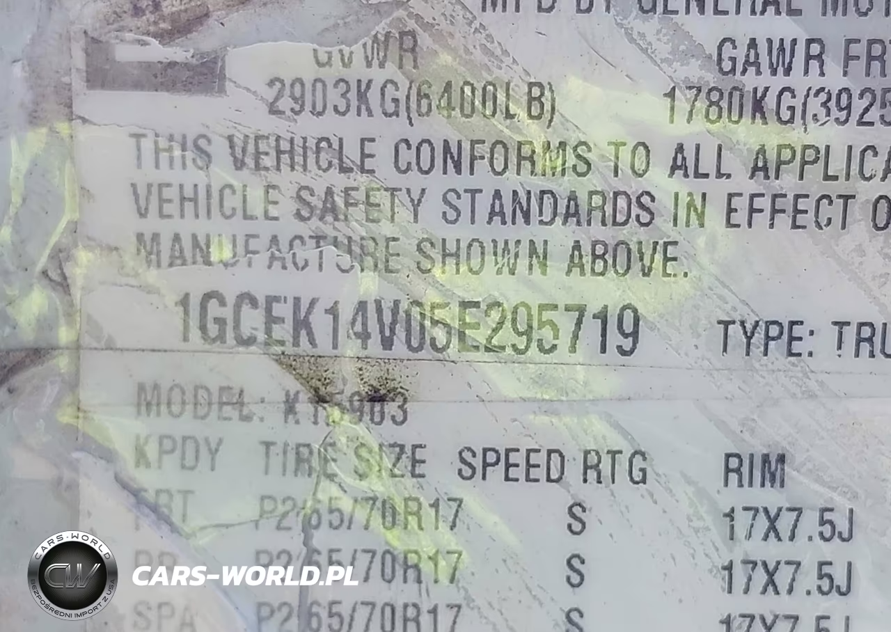 2005 Chevrolet Silverado 1500 Work Truck VIN:1GCEK14V05E295719 - 9
