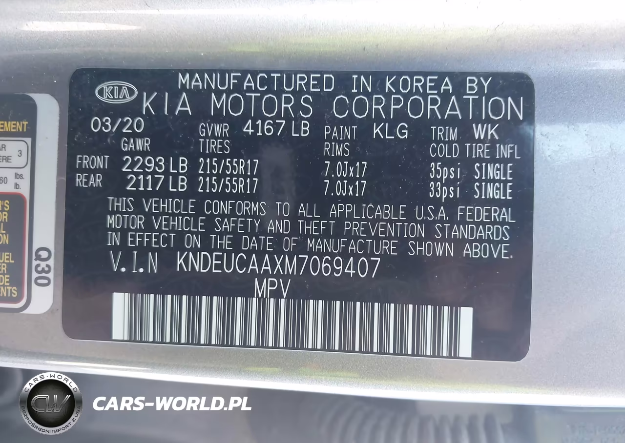 2021 Kia Seltos S VIN:KNDEUCAAXM7069407 - 9