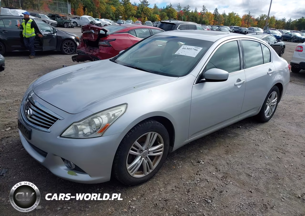 2013 Infiniti G37X VIN:JN1CV6AR0DM357405 - 2
