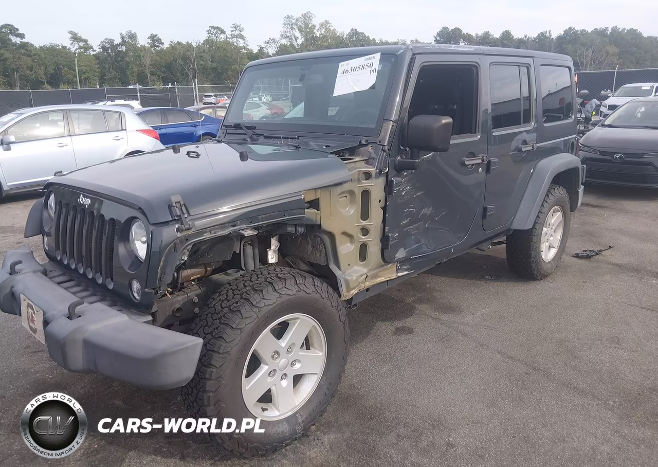 2018 Jeep Wrangler Jk Unlimited Sport S 4X4 VIN:1C4HJWDG4JL918683 - 2