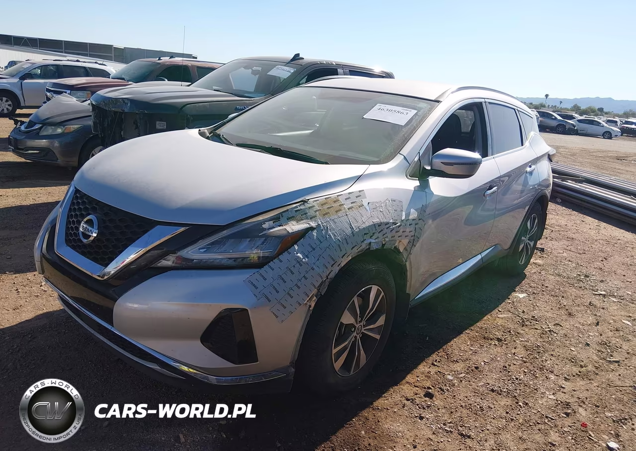 2019 Nissan Murano Sv VIN:5N1AZ2MJ2KN110204 - 2