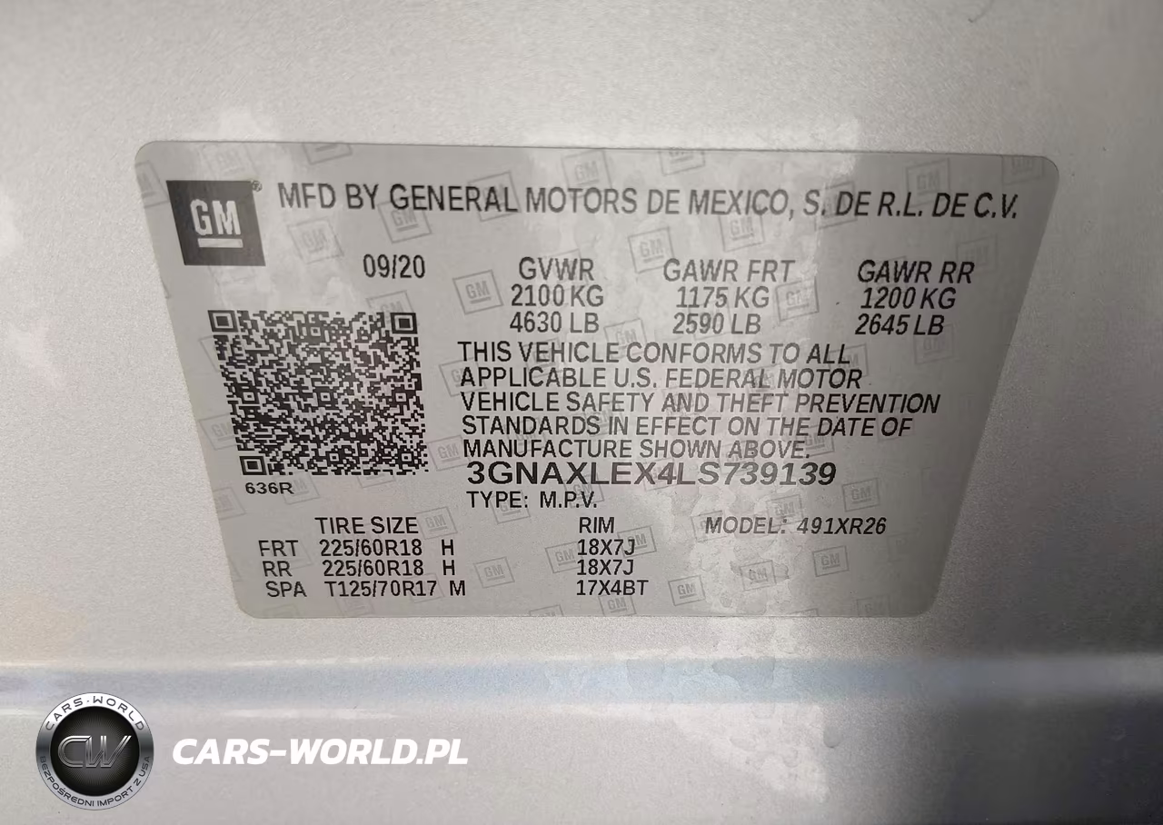 2020 Chevrolet Equinox Fwd Lt 2.0L Turbo VIN:3GNAXLEX4LS739139 - 9