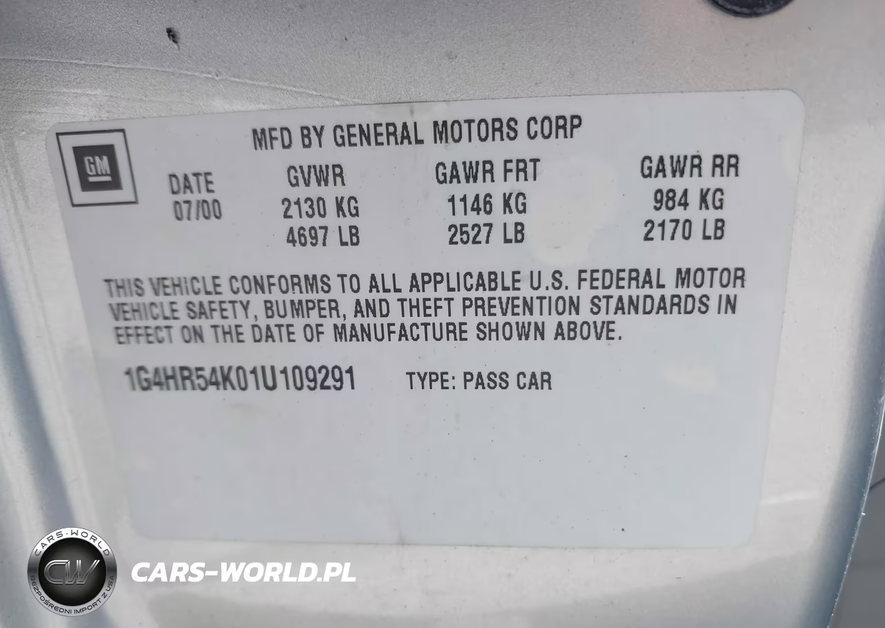 2001 Buick Lesabre Limited VIN:1G4HR54K01U109291 - 9