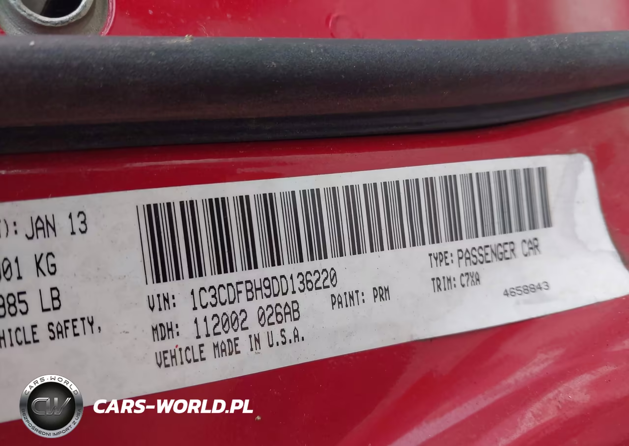 2013 Dodge Dart Rallye VIN:1C3CDFBH9DD136220 - 9