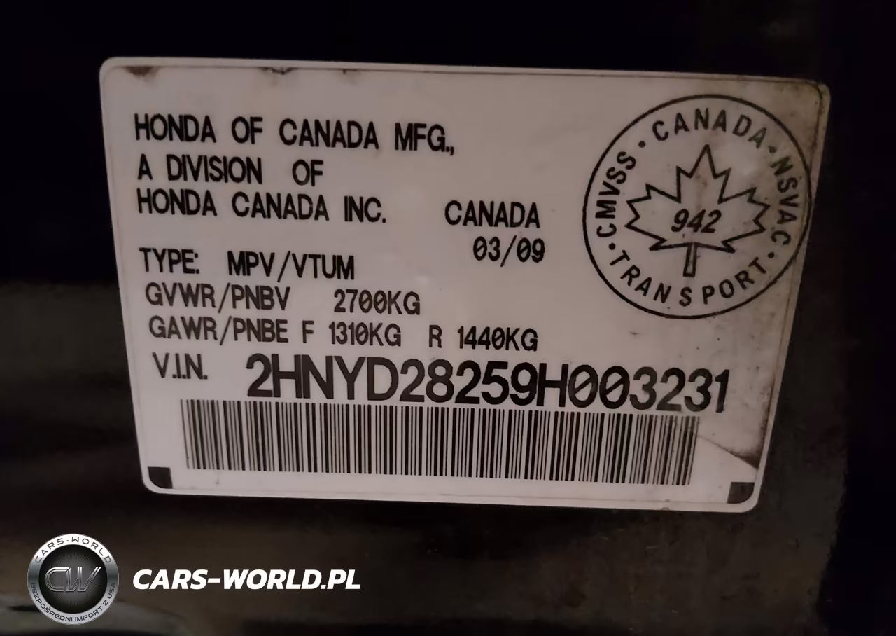 2009 Acura Mdx VIN:2HNYD28259H003231 - 9