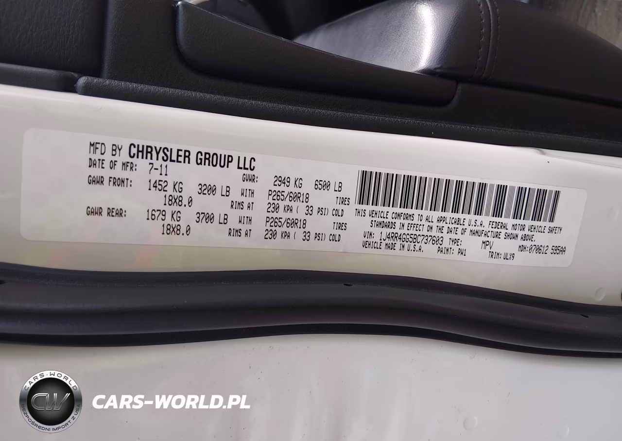 2011 Jeep Grand Cherokee Laredo VIN:1J4RR4GG5BC737603 - 9