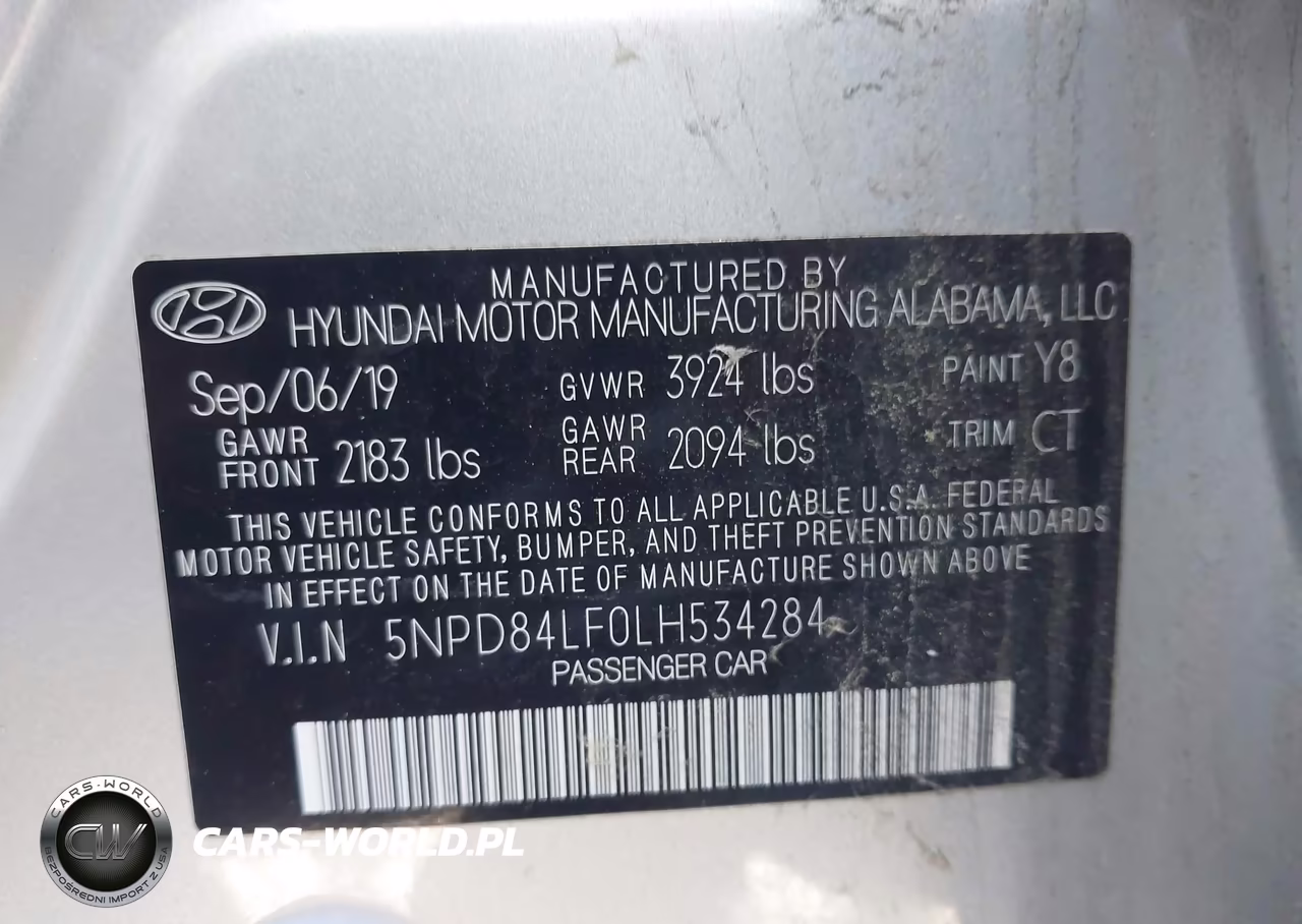 2020 Hyundai Elantra Sel VIN:5NPD84LF0LH534284 - 9