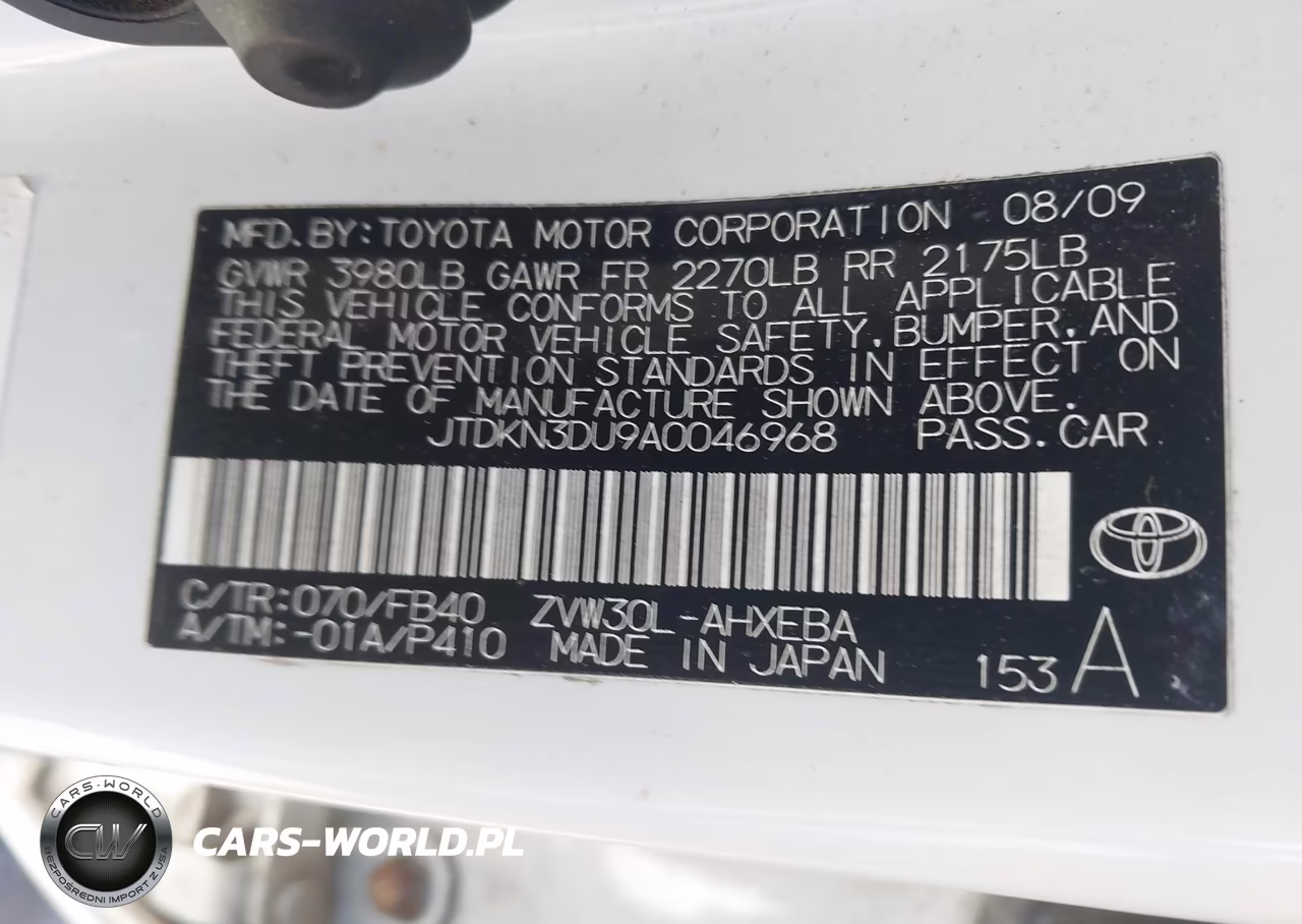 2010 Toyota Prius Ii VIN:JTDKN3DU9A0046968 - 9