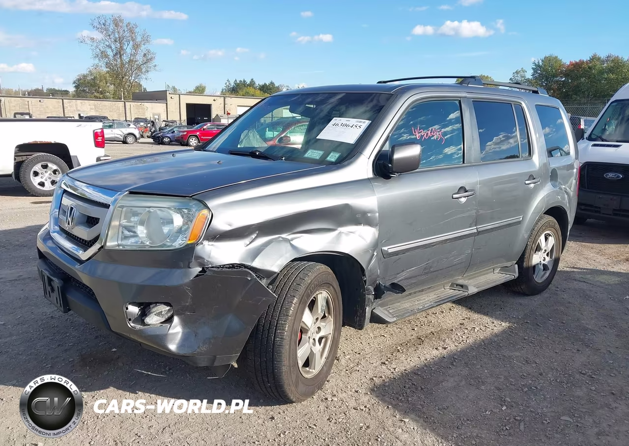 2010 Honda Pilot Ex-L VIN:5FNYF4H56AB025593 - 2
