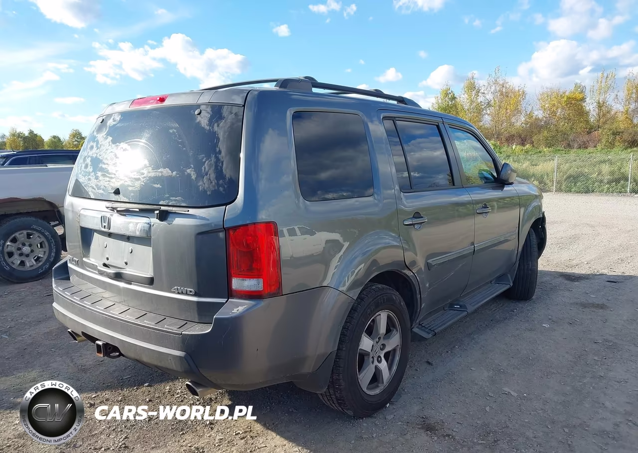 2010 Honda Pilot Ex-L VIN:5FNYF4H56AB025593 - 4