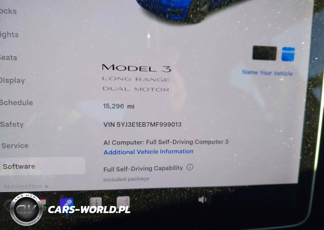 2021 Tesla Model 3 Long Range Dual Motor All-Wheel Drive VIN:5YJ3E1EB7MF999013 - 7