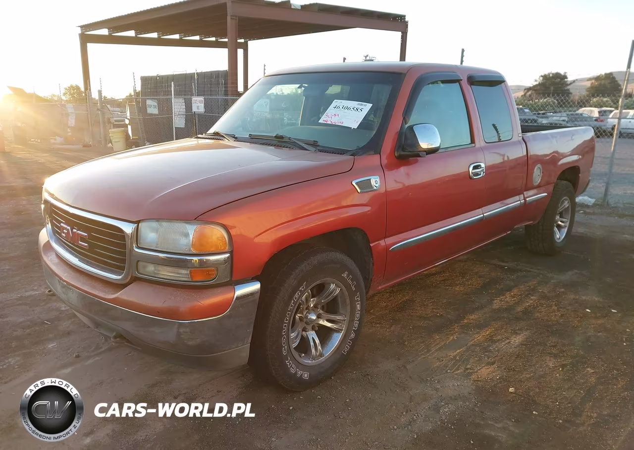 2001 GMC Sierra 1500 Sle VIN:2GTEC19V711199099 - 2