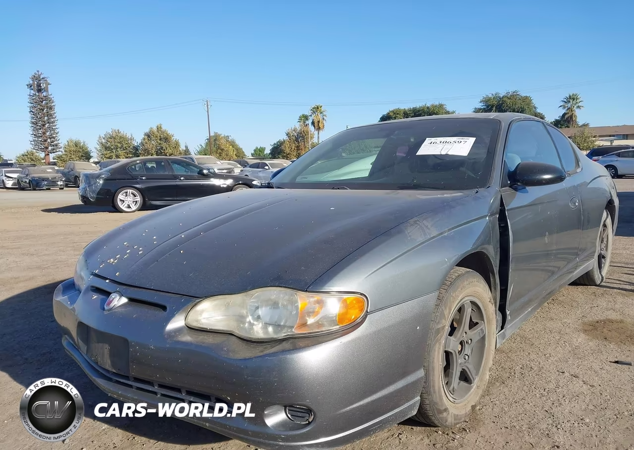 2005 Chevrolet Monte Carlo Ls VIN:2G1WW12E059239870 - 2