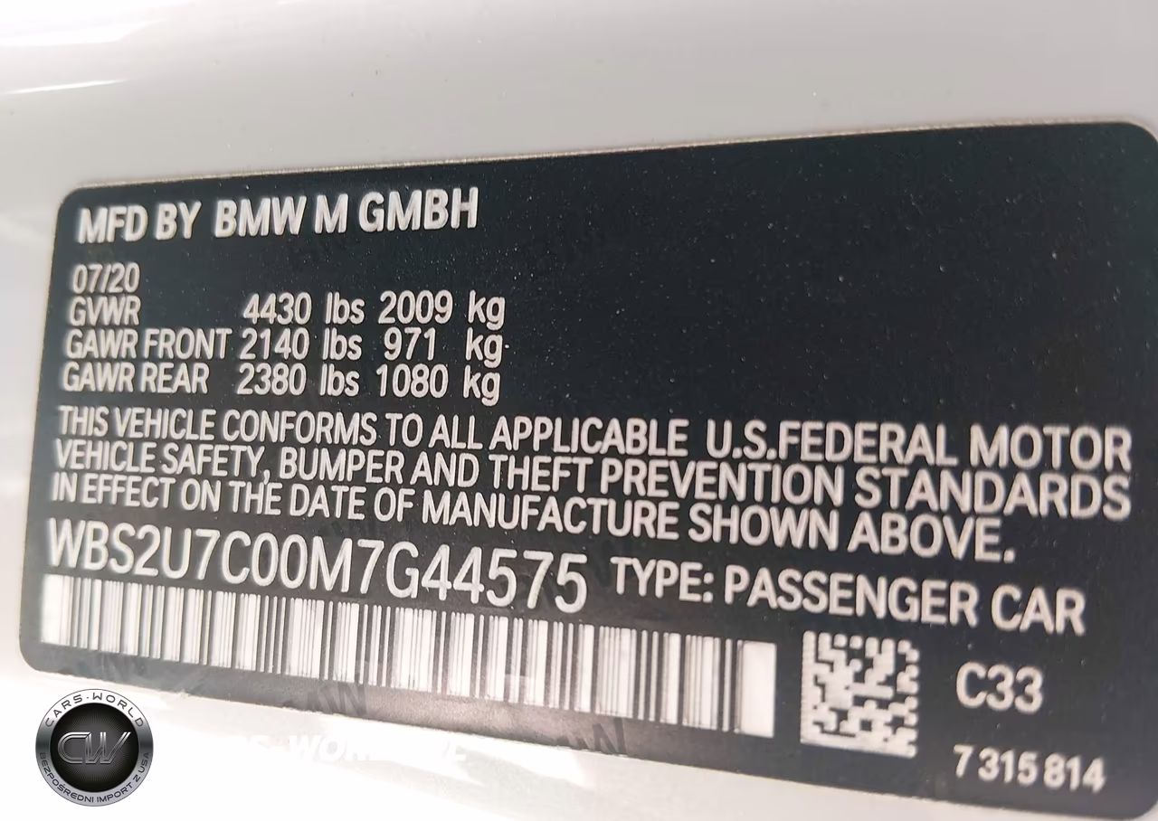 BMW M2 VIN:WBS2U7C00M7G44575 - 9