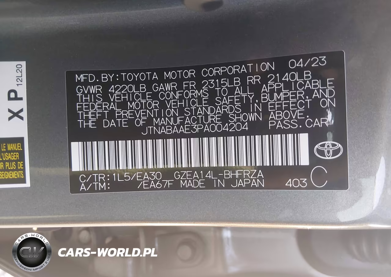 2023 Toyota Gr Corolla Circuit Edition VIN:JTNABAAE3PA004204 - 9