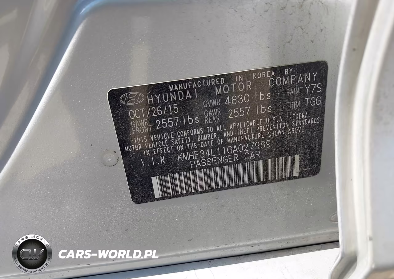 2016 Hyundai Sonata Hybrid Limited VIN:KMHE34L11GA027989 - 9