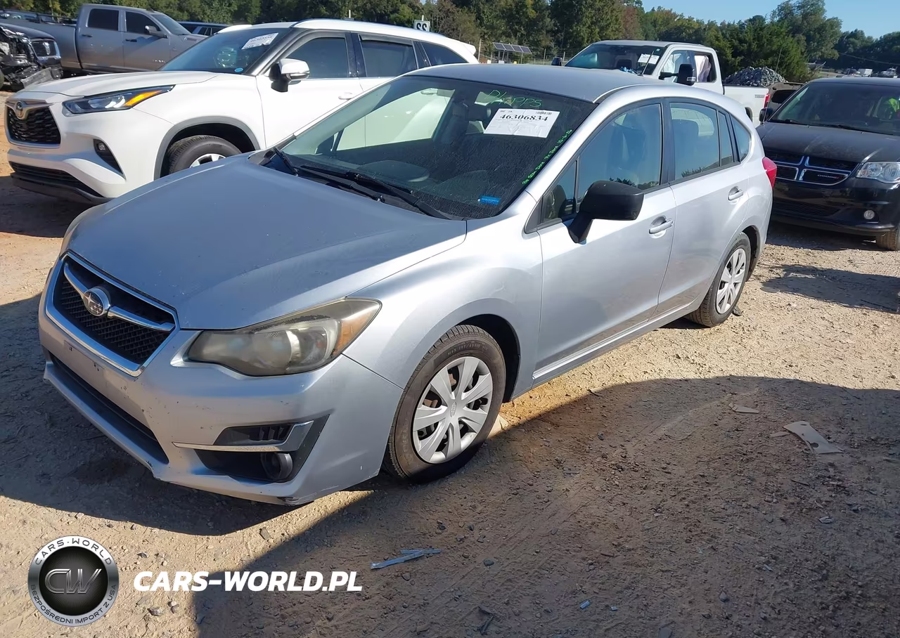 2015 Subaru Impreza 2.0I VIN:JF1GPAA66F8292496 - 2
