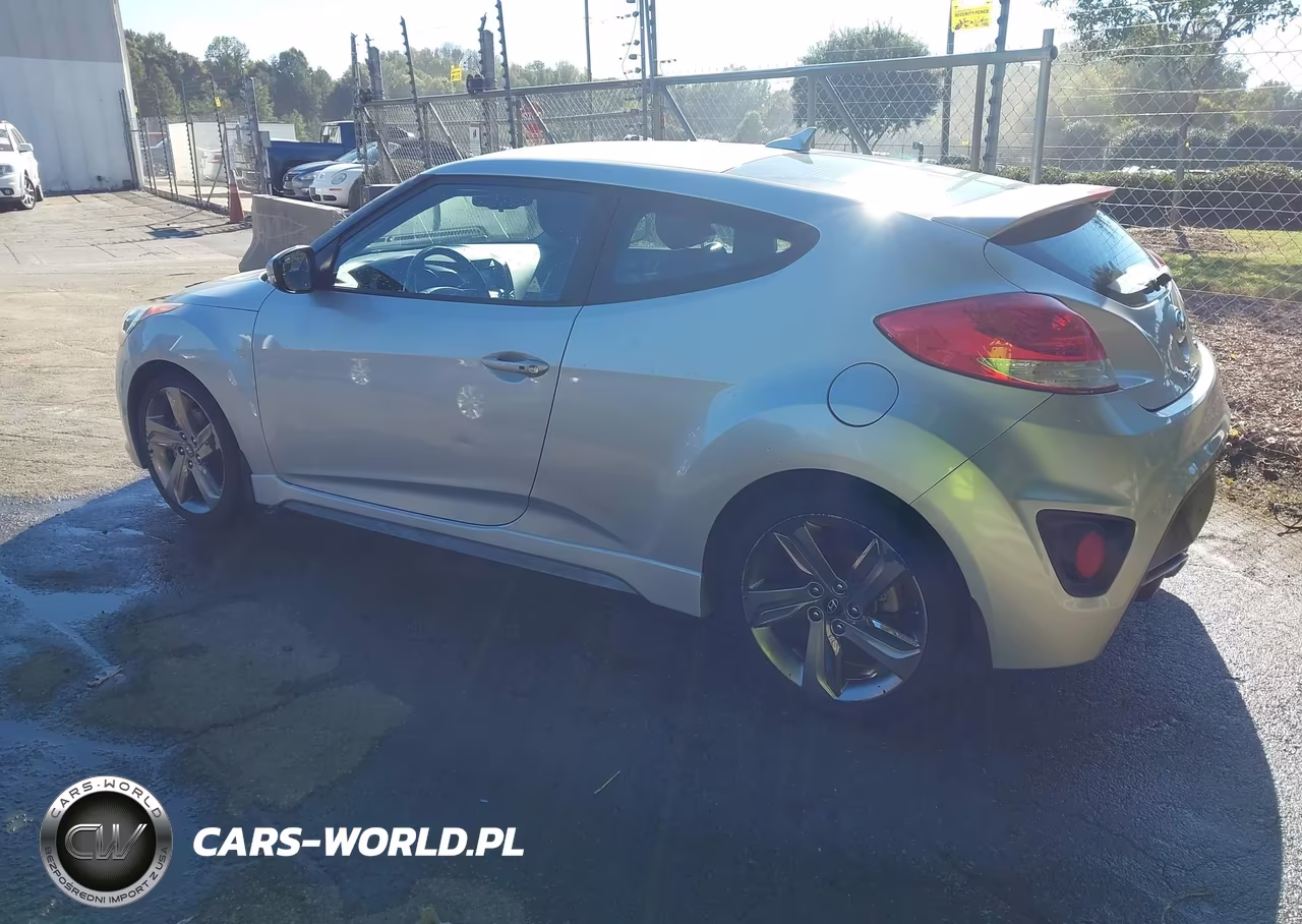 2015 Hyundai Veloster Turbo VIN:KMHTC6AE6FU244489 - 3