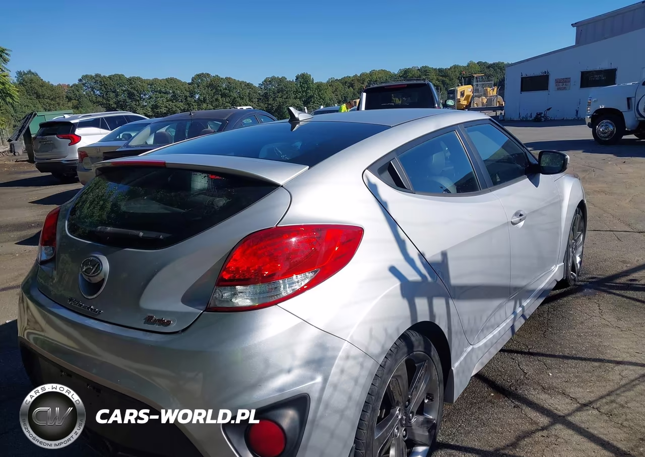 2015 Hyundai Veloster Turbo VIN:KMHTC6AE6FU244489 - 4