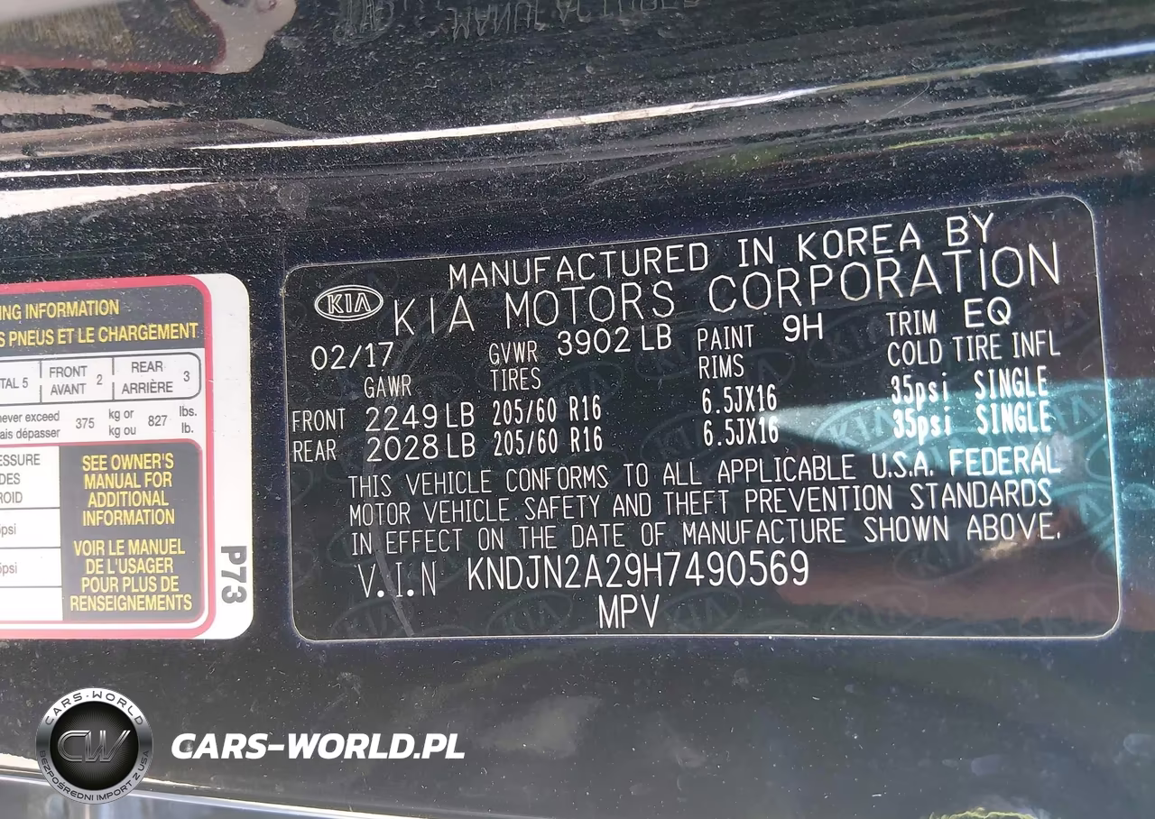 2017 Kia Soul VIN:KNDJN2A29H7490569 - 9