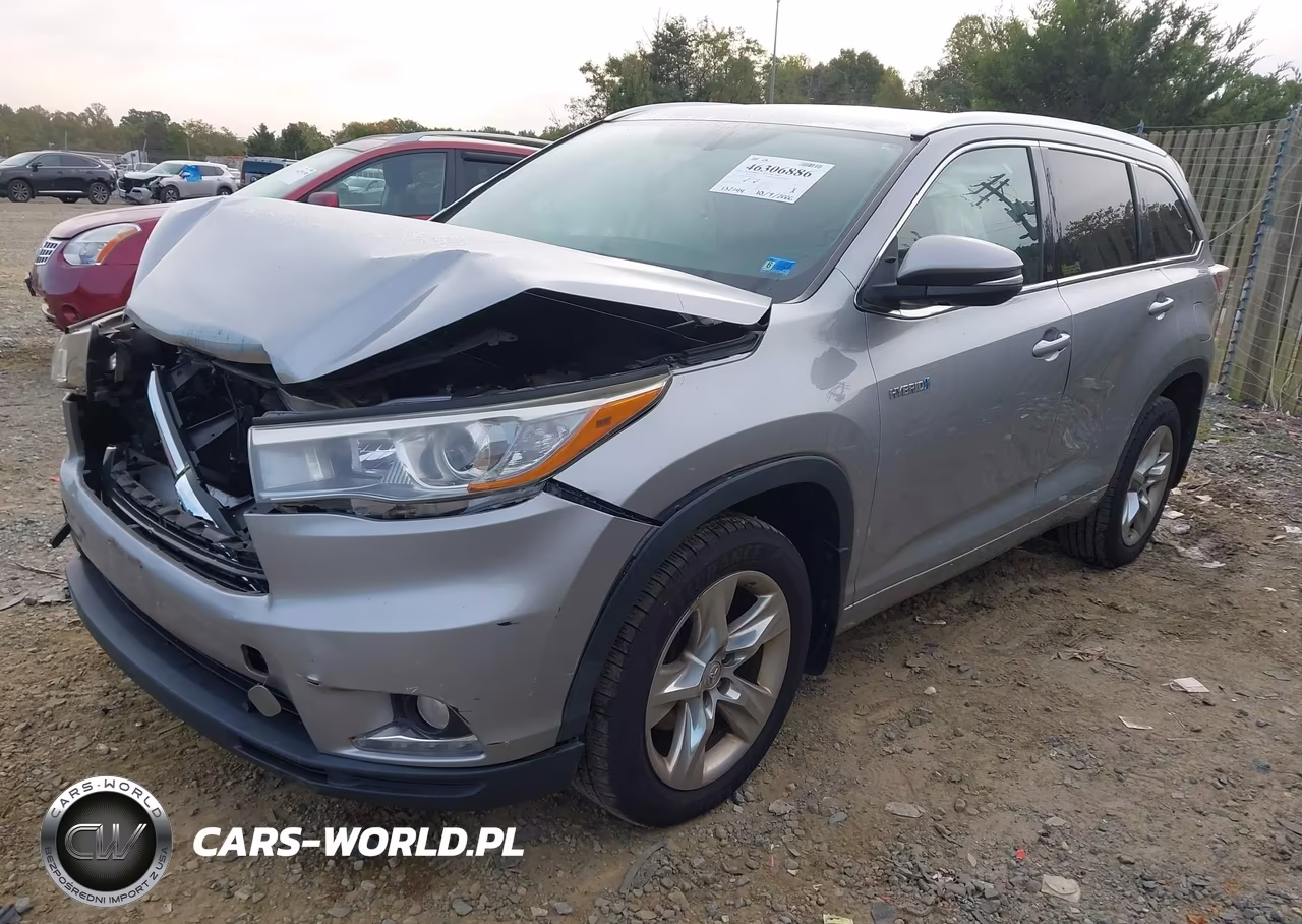 2015 Toyota Highlander Hybrid Limited VIN:5TDDCRFH8FS009612 - 2