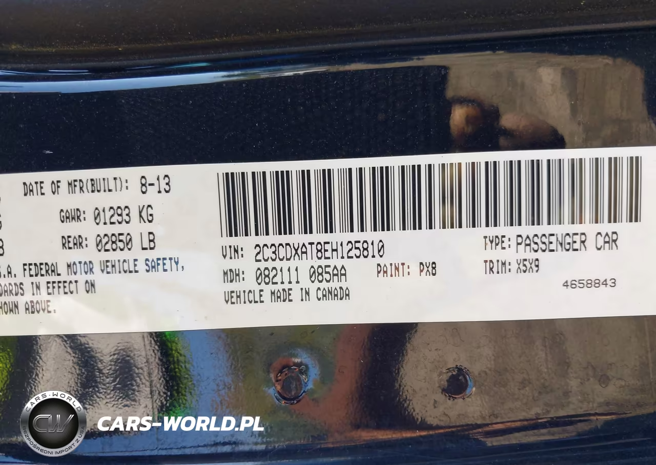 2014 Dodge Charger Police VIN:2C3CDXAT8EH125810 - 9