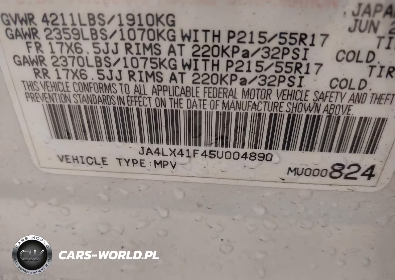 2005 Mitsubishi Outlander Xls VIN:JA4LX41F45U004890 - 9